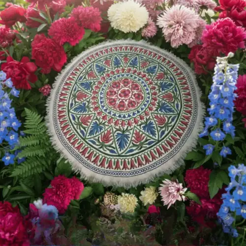 Kashmiri Hand knotted Carpets